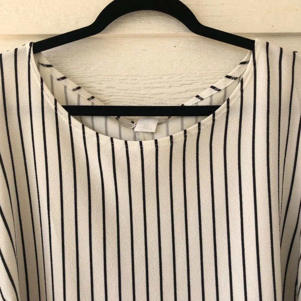 Moa Moa Women’s Summer Top Size 3X Flare Ruffle Sleeve Back Bow Detail - Picture 5 of 14